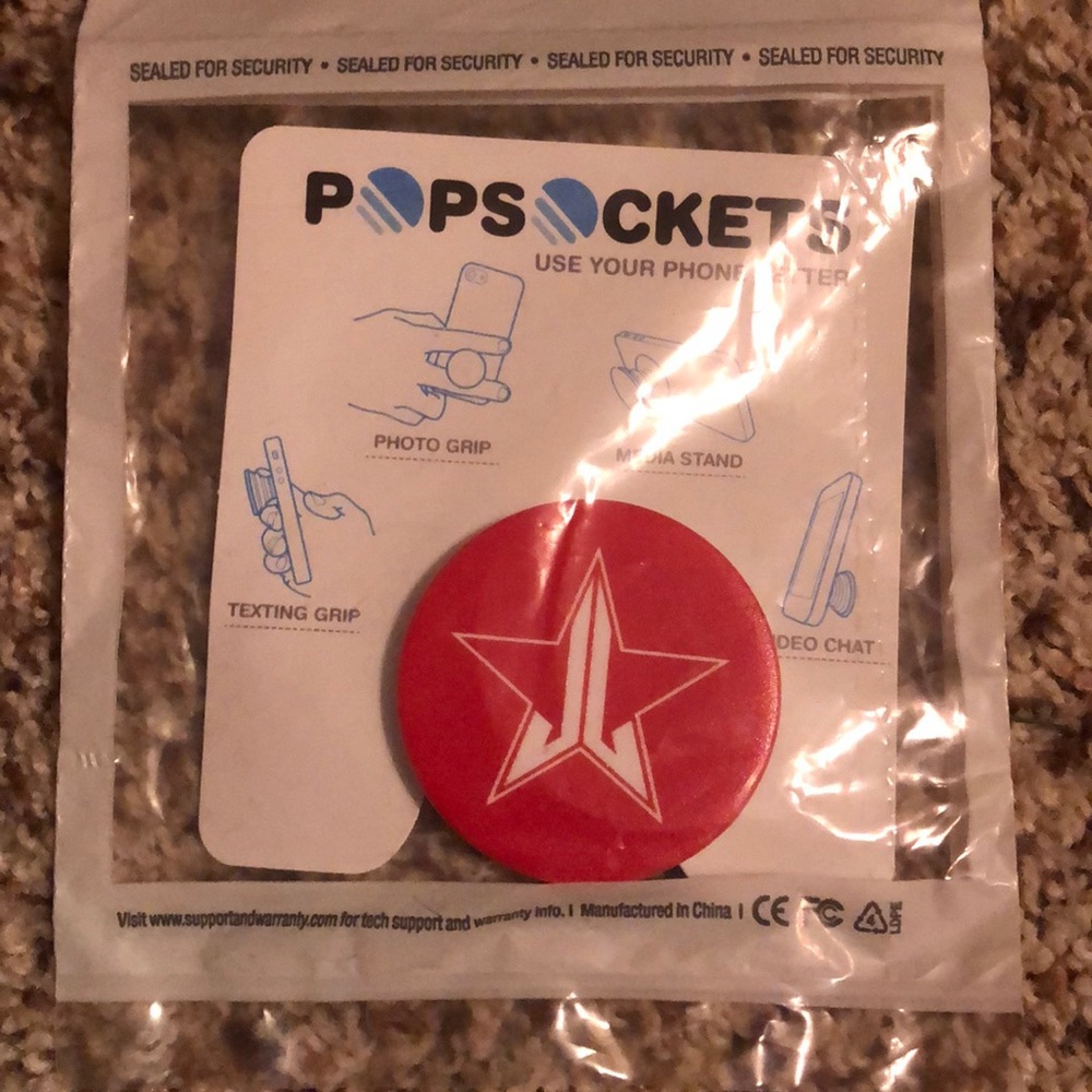 Red Jeffree Star Popsocket - Picture 1 of 1